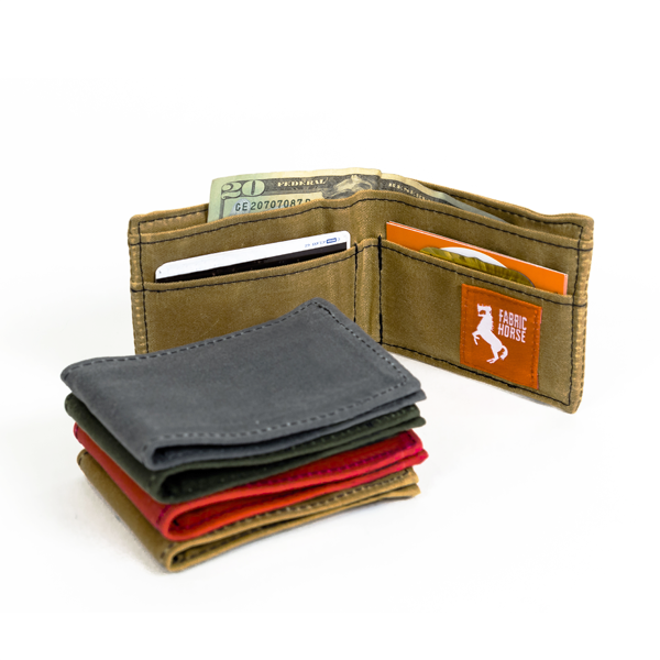 Playing Card Long Bifold Wallet Large Capacity Canvas Coin Purse