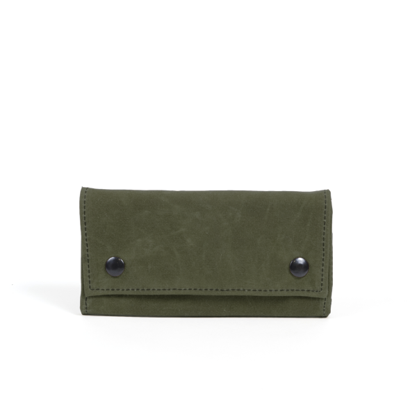 Trifold Luxe Wallet - Olive