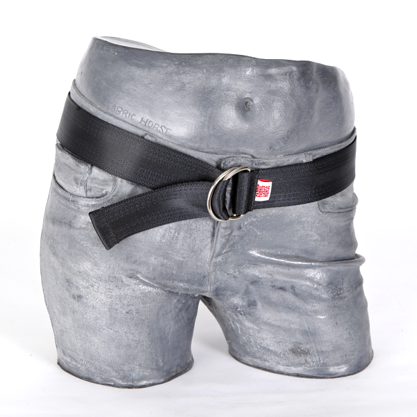 Fabric Horse D-Ring Waist Belt Black Fabric Horse